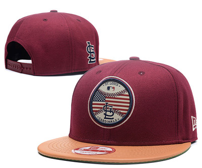 Cardinals Team Logo Burgundy Adjustable Hat GS