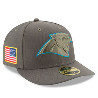 Carolina Panthers 2017 Salute To Service Low Profile Fitted Hat – Olive