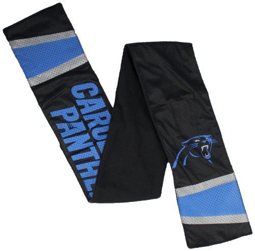 Carolina Panthers Blue Metallic Thread Game Scarf -14
