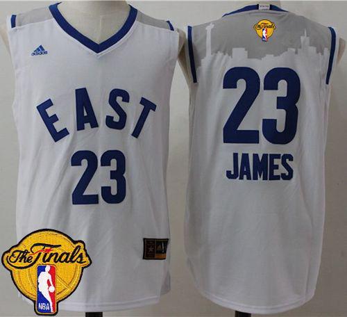 Cavaliers #23 LeBron James White 2016 All Star The Finals Patch Stitched NBA Jersey Cavaliers #23 LeBron James White 2016 All Star The Finals Patch Stitched NBA Jersey