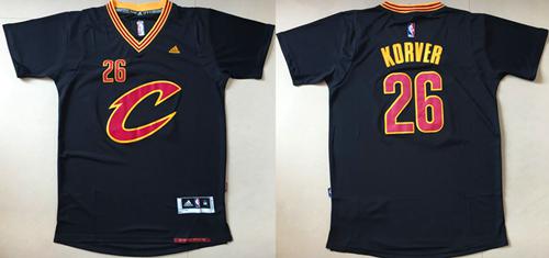 Cavaliers #26 Kyle Korver Navy Blue Short Sleeve Stitched NBA Jersey Cavaliers #26 Kyle Korver Navy Blue Short Sleeve Stitched NBA Jersey