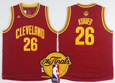 Cavaliers #26 Kyle Korver Red The Finals Patch Stitched NBA Jersey Cavaliers #26 Kyle Korver Red The Finals Patch Stitched NBA Jersey