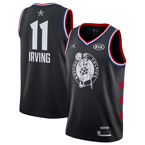 Celtics #11 Kyrie Irving Black Women's Basketball Jordan Swingman 2019 All-Star Game Jersey Celtics #11 Kyrie Irving Black Women's Basketball Jordan Swingman 2019 All-Star Game Jersey