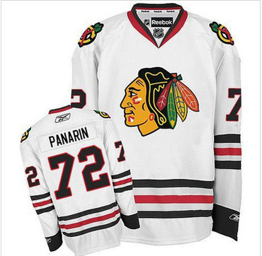 Chicago Blackhawks #72 Artemi Panarin White Stitched NHL Jersey