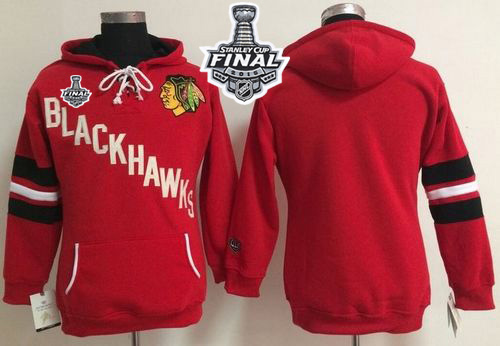 Chicago Blackhawks Blank Red Women's Old Time Heidi 2015 Stanley Cup NHL Hoodie Chicago Blackhawks Blank Red Women's Old Time Heidi 2015 Stanley Cup NHL Hoodie