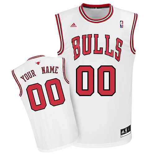 Chicago Bulls Youth Custom White Jersey Chicago Bulls Youth Custom White Jersey