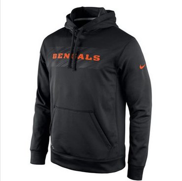 Cincinnati Bengals Nike KO Speed Wordmark Performance Hoodie Black