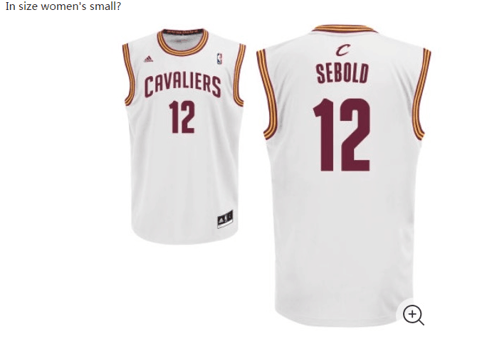 Women Cleveland Cavaliers #12 SEBOLD White new jersey
