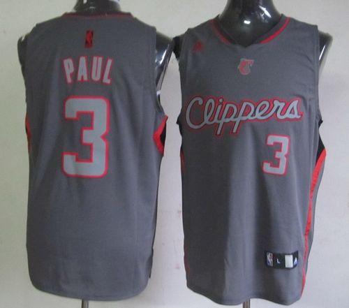 Clippers #3 Chris Paul Grey Graystone Fashion Stitched NBA Jersey Clippers #3 Chris Paul Grey Graystone Fashion Stitched NBA Jersey
