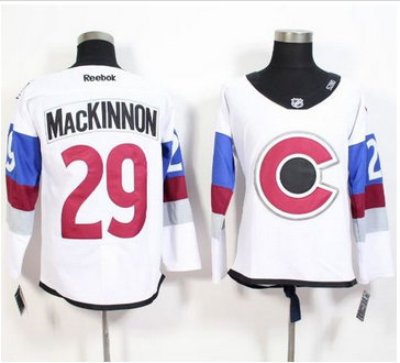 Colorado Avalanche #29 Nathan MacKinnon White 2016 Stadium Series Stitched NHL Jersey