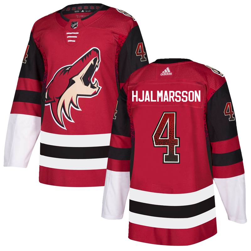 Coyotes 4 Niklas Hjalmarsson Red Drift Fashion Adidas Jersey Coyotes 4 Niklas Hjalmarsson Red Drift Fashion Adidas Jersey