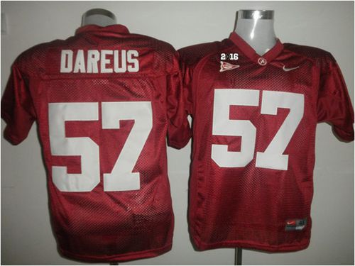 Crimson Tide #57 Marcell Dareus Red 2016 College Football Playoff National Championship Patch Stitched NCAA Jersey Crimson Tide #57 Marcell Dareus Red 2016 College Football Playoff National Championship Patch Stitched NCAA Jersey