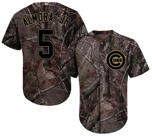 Cubs #5 Albert Almora Jr. Camo Realtree Collection Cool Base Stitched Youth Baseball Jersey Cubs #5 Albert Almora Jr. Camo Realtree Collection Cool Base Stitched Youth Baseball Jersey