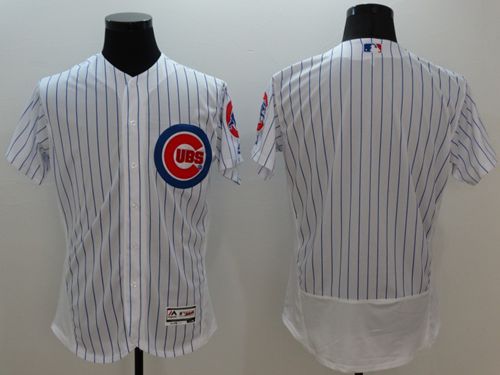 Cubs Blank White Flexbase Authentic Collection Stitched MLB Jerse