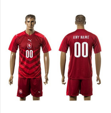 Czech Personalized Home Soccer Country Jersey Czech Personalized Home Soccer Country Jersey