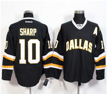 Dallas Stars #10 Patrick Sharp Black Stitched NHL Jersey