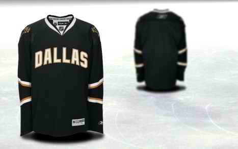 Dallas Stars Men Customized Black Jersey