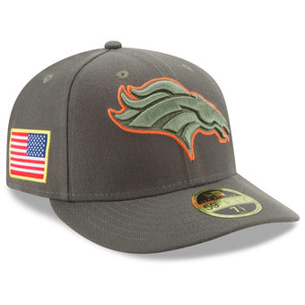 Denver Broncos 2017 Salute To Service Low Profile Fitted Hat – Olive
