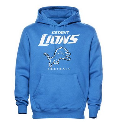 Detroit Lions Critical Victory Pullover Hoodie Light Blue