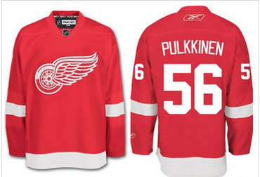 Detroit Red Wings #56 Teemu Pulkkinen Red Stitched NHL Jersey Detroit Red Wings #56 Teemu Pulkkinen Red Stitched NHL Jersey