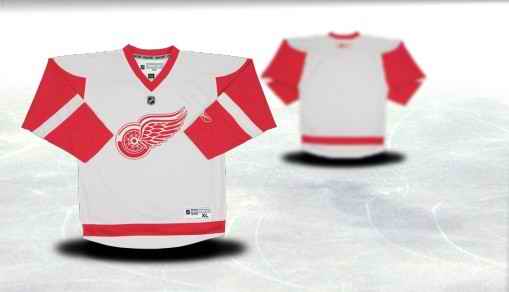 Detroit Red Wings Youth Customized White Jersey Detroit Red Wings Youth Customized White Jersey