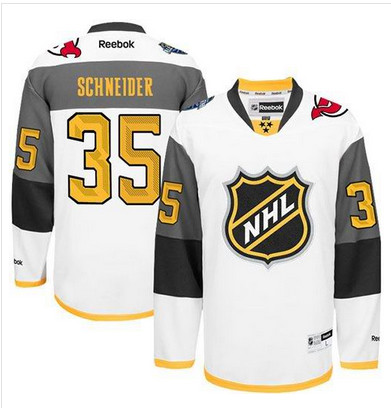 Devils #35 Cory Schneider White 2016 All Star Stitched NHL Jersey