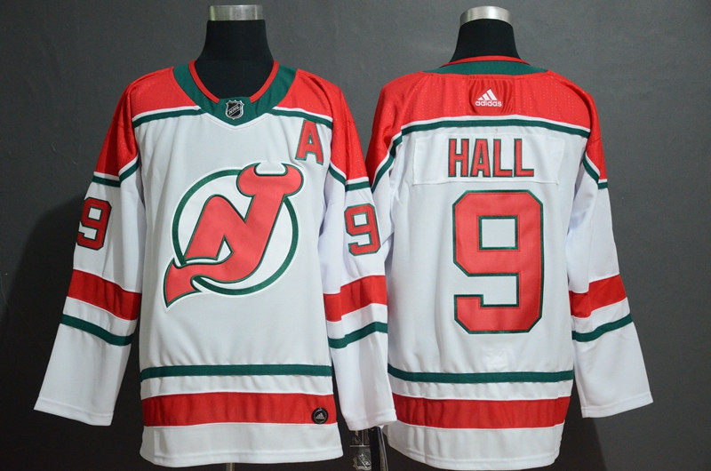 Devils 9 Taylor Hall White Alternate Breakaway Adidas Jersey Devils 9 Taylor Hall White Alternate Breakaway Adidas Jersey