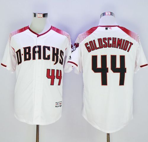 Diamondbacks #44 Paul Goldschmidt White Brick New Cool Base Stitched MLB Jersey Diamondbacks #44 Paul Goldschmidt White Brick New Cool Base Stitched MLB Jersey