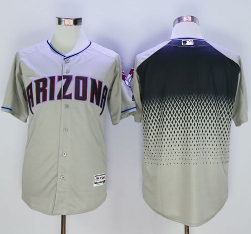 Diamondbacks Blank Gray Capri New Cool Base Stitched MLB Jersey Diamondbacks Blank Gray Capri New Cool Base Stitched MLB Jersey