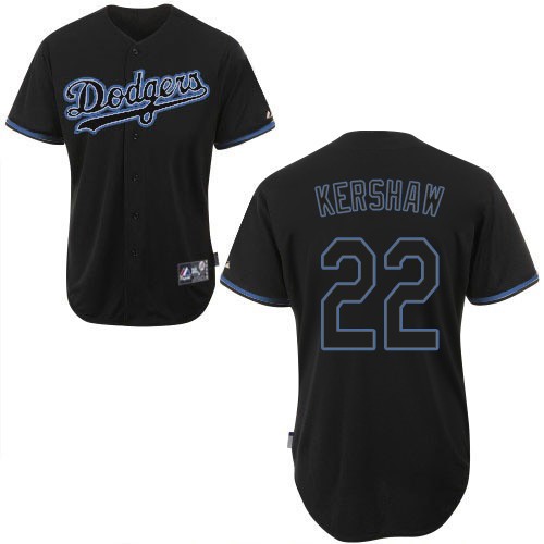 Dodgers Black Men's Customized Majestic MLB  Fashion  Authentic Jersey