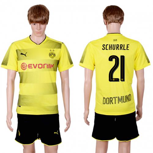 Dortmund #21 Schurrle Home Soccer Club Jersey Dortmund #21 Schurrle Home Soccer Club Jersey