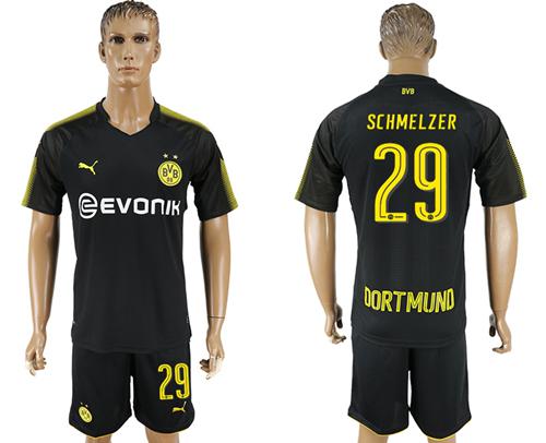 Dortmund #29 Schmelzer Away Soccer Club Jersey Dortmund #29 Schmelzer Away Soccer Club Jersey
