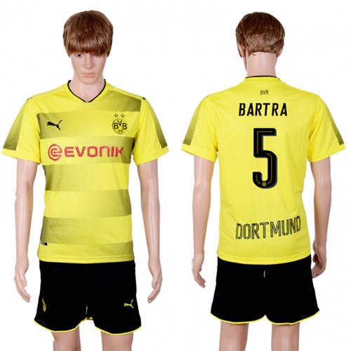 Dortmund #5 Bartra Home Soccer Club Jersey Dortmund #5 Bartra Home Soccer Club Jersey