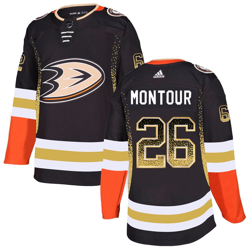 Ducks 26 Brandon Montour Black Drift Fashion Adidas Jersey Ducks 26 Brandon Montour Black Drift Fashion Adidas Jersey