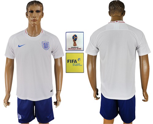 England Blank Home Soccer Country Jersey England Blank Home Soccer Country Jersey