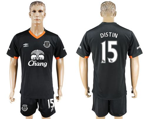 Everton #15 Distin Away Soccer Club Jersey Everton #15 Distin Away Soccer Club Jersey