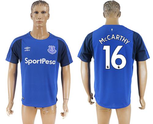 Everton #16 Mccarthy Home Soccer Club Jersey Everton #16 Mccarthy Home Soccer Club Jersey