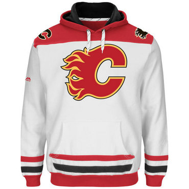 Flames White Men's Customized All Stitched Sweatshirt Flames White Men's Customized All Stitched Sweatshirt