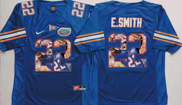 Florida Gators 22 Emmitt Smith Blue Portrait Number College Jersey Florida Gators 22 Emmitt Smith Blue Portrait Number College Jersey