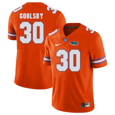 Florida Gators Orange DeAndre Goolsby Football Player Performance Jersey Florida Gators Orange DeAndre Goolsby Football Player Performance Jersey