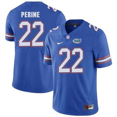 Florida Gators Royal Blue Lamical Perine Football Player Performance Jersey Florida Gators Royal Blue Lamical Perine Football Player Performance Jersey