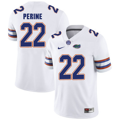 Florida Gators White Lamical Perine Football Player Performance Jersey Florida Gators White Lamical Perine Football Player Performance Jersey