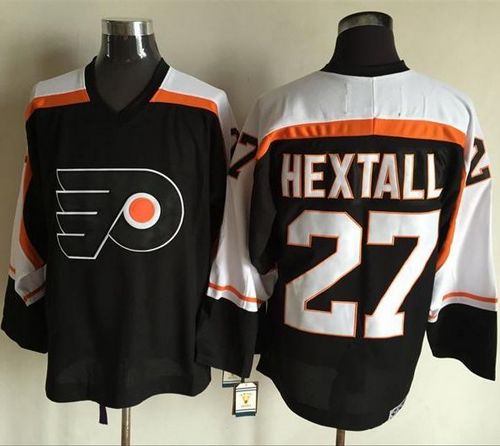 Flyers #27 Ron Hextall Black CCM Throwback Stitched NHL Jersey Flyers #27 Ron Hextall Black CCM Throwback Stitched NHL Jersey
