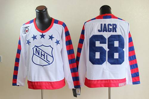 Youth Flyers #68 Jaromir Jagr White All Star CCM Throwback 75TH Stitched NHL Jersey