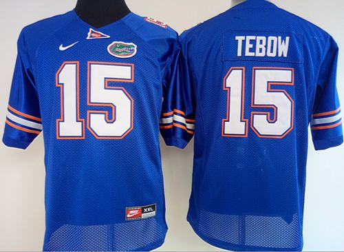 Gators #15 Tim Tebow Blue Women's Stitched NCAA Jersey Gators #15 Tim Tebow Blue Women's Stitched NCAA Jersey