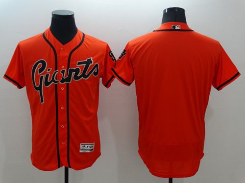 Giants Blank Orange Flexbase Authentic Collection Alternate Stitched MLB Jersey Giants Blank Orange Flexbase Authentic Collection Alternate Stitched MLB Jersey