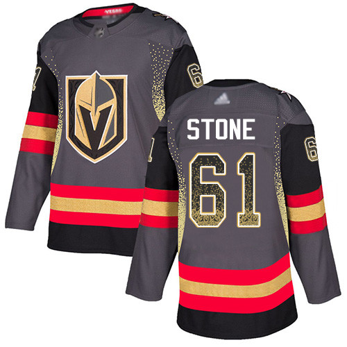 Golden Knights #61 Mark Stone Grey Home Authentic Drift Fashion Stitched Hockey Jersey Golden Knights #61 Mark Stone Grey Home Authentic Drift Fashion Stitched Hockey Jersey