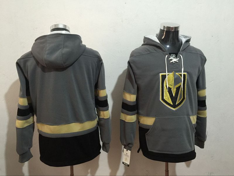 Golden Knights Blank Clayton Stoner Grey Name & Number Pullover NHL Hoodie