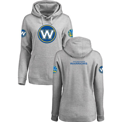 Golden State Warriors 2017 NBA Champions Gray Women's Pullover Hoodie3