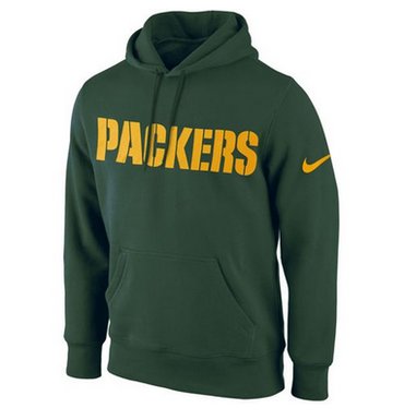 Green Bay Packers Nike KO Wordmark Performance Hoodie Green Green Bay Packers Nike KO Wordmark Performance Hoodie Green